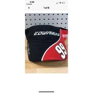 Carl Edwards #99 Roush-Fenway Chase Authentics Genuine Sun Visor Hat ~NWT~‎